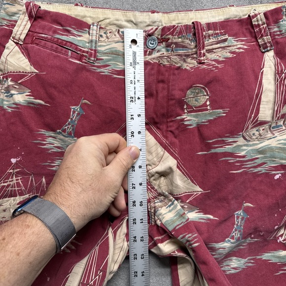 Polo Ralph Lauren Shorts Mens 33 Naval Clothing Factory Maritime Yacht Nautical - Picture 4 of 10